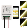 Hot sale DC 12-24V WIFI Remote 5 Channels Controller for RGB 5050/2835 Strip light